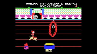 MSX Game: Circus Charlie (1984 Konami)