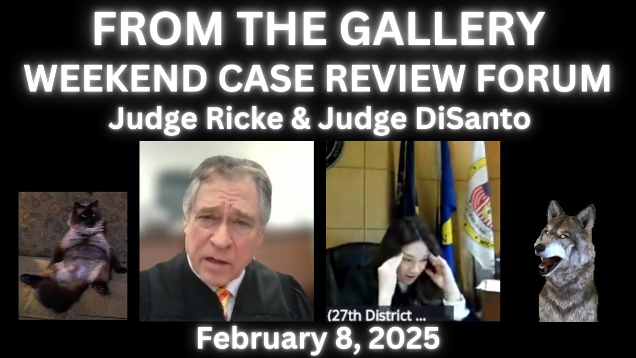 Weekend Review - Ep. 46 - Judge Ricke & Judge DiSanto - Live From The Gallery 02/08/25