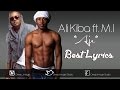 ALI KiBA Ft. M.I - AJE (Official Lyrics Music)