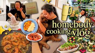 VLOG: cooking a new recipe at home, staying off social media, no phone, realistic homebody things ❤️