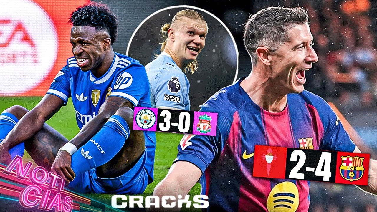 Barça aprovecha y recorta distancia | ¿Madrid en crisis? Vini se encara | City golea al Liverpool