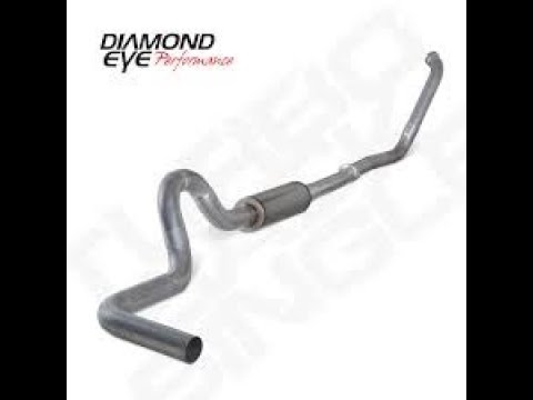 Installing 4" Diamond Eye Performance exhaust on 7.3 ford