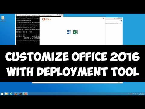 Customize Office 2016 installation with deployment tool