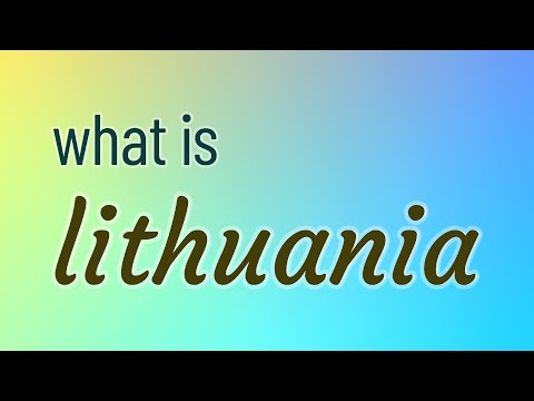 Lithuania - 18 English Vocabulary Flashcards
