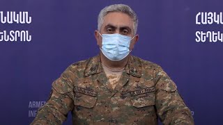 The briefing of Armenian Defense Ministry Representative Artsrun Hovhannisyan