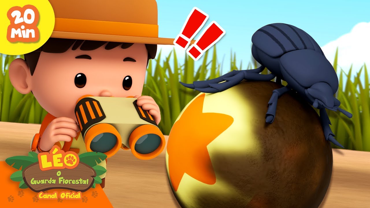 ESTES ANIMAIS NÃO TÊM COLUNA VERTEBRAL?! 🦴 | Invertebrados! | Leo, O Guarda Florestal | Animação