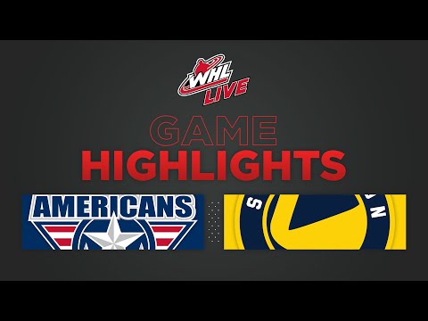 WHL Highlights: Americans (1) at Blades (5) - November 2, 2022