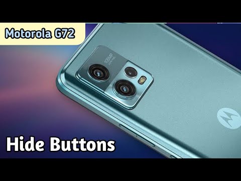 How To Hide Navigation Button In Motorola G72, Hide Back Button Setting