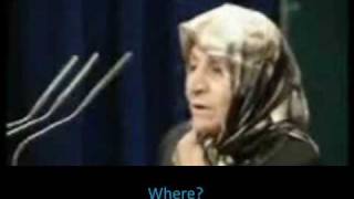 The Lady who made the Iranian President Cry - Farsi sub English