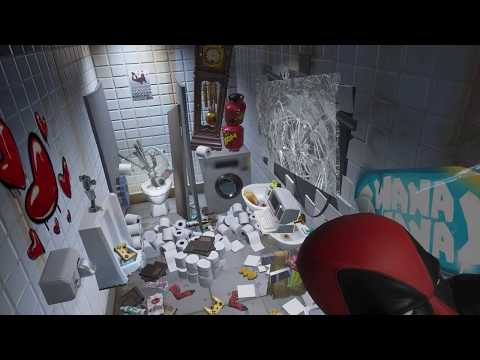 Find Deadpools Big Black Marker Location - Fortnite Battle Royale