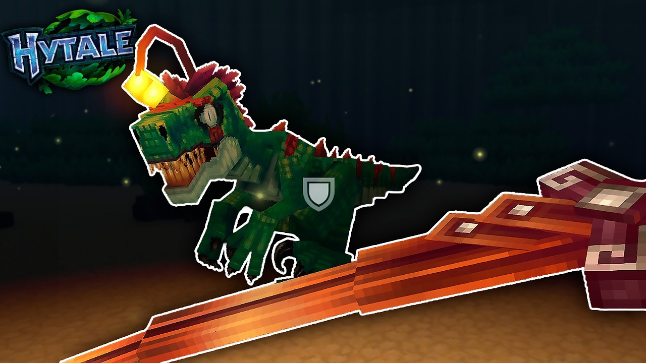 DINOSSAUROS - Os NOVOS MOBS que FORAM ADICIONADOS - Hytale [Nofaxu]