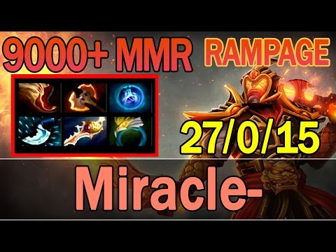 Dota 2 - Miracle- Plays Ember Spirit 9000+ MMR | Ranked Match