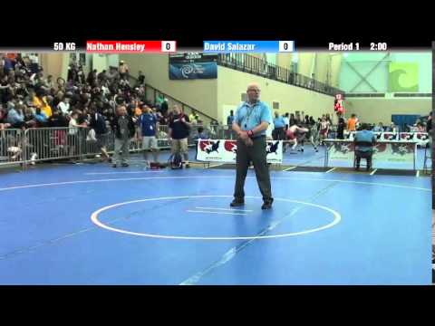FILA Cadet 50 KG Nathan Hensley vs. David Salazar