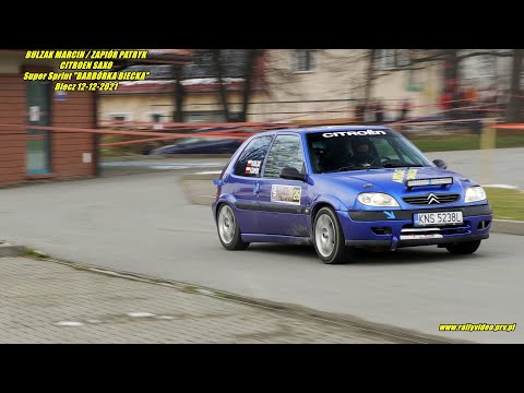 BULZAK MARCIN / ZAPIÓR PATRYK - CITROEN SAXO - Super Sprint "BARBÓRKA BIECKA" Biecz 12-12-2021