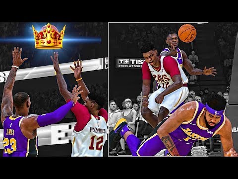 Zion Williamson MyCareer #3 • LeBron Still King !?! Zion 720 Dunk OMG!!! NBA 2k19