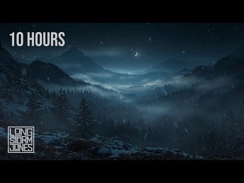 VALLEY OF SNOW | A Beautiful & Mysterious Blizzard in the Blue Mountains | Immersive Textured Audio