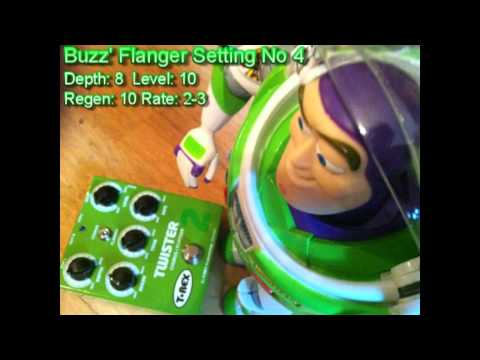 Demonstration of the T-Rex Twister 2 pedal presented by Guido Bungenstock & Buzz Lightyear