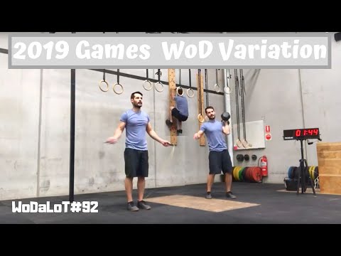 Variation of 2019 CrossFit Games workout Split Triplet | CrossFit Workout // WoDaLoT#92