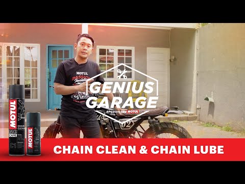 GENIUS GARAGE | Motul Chain Clean  & Chain Lube - Menjaga rantai motor untuk hasil yang maksimal