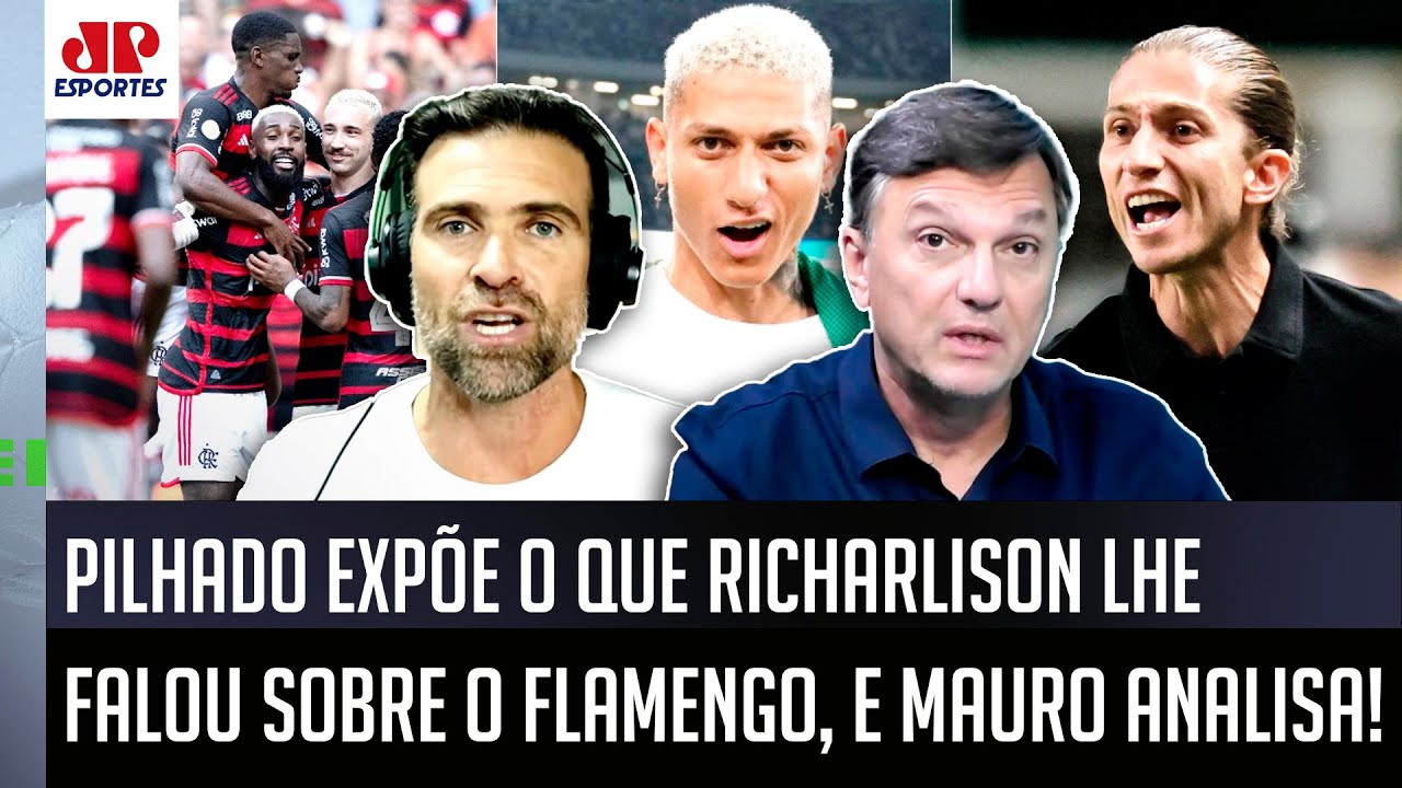 "EU FALEI com o Richarlison! Ele ME CONTOU que o Filipe Luís LIGOU PRA ELE e..." Flamengo é DEBATIDO