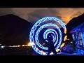Visual Poi Dance Improv during a beautiful night over the Sacred Valley