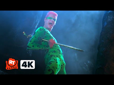 Batman Forever (1995) 4K - Riddler Trashes the Batcave | Movieclips