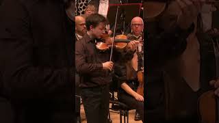 When the orchestra is in tears during your encore... #classicalmusic #violin #bach