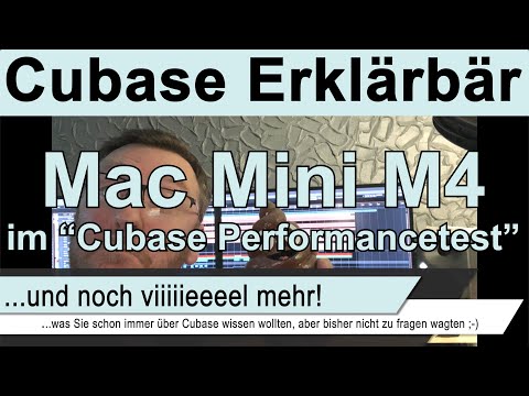 Mac Mini M4 - im Cubase Performance Test