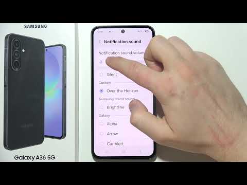 How to Set Custom Notifications Sound on Samsung Galaxy A36 5G?
