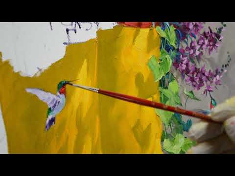 SENKARIK - COMPADRES: Part 3 - Painting the Hummingbird