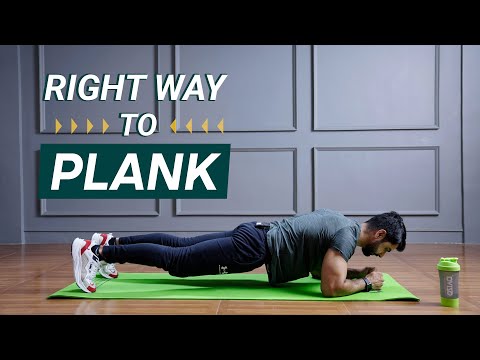 The Right Way To Plank | Plank I Plank for Beginners | Fitness Video | How to Plank? I OZiva