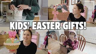 WHAT'S IN OUR KIDS' EASTER BASKETS + DAILY VLOG! | MOM LIFE