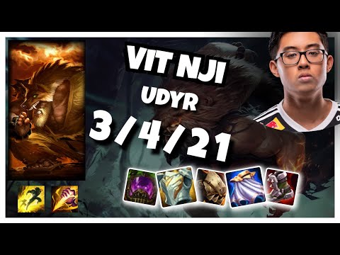 Udyr vs Jarvan IV VIT Nji JUNGLE (3/4/21) - v11.3