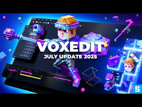 VoxEdit Monday with Pandapops! Learn to create Voxel assets