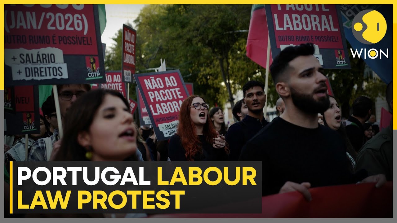 Portugal Labour Law Protests: Workers Rise Against Labour Reforms in Lisbon | WION News