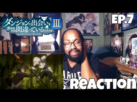 BELL VS DIX! DANMACHI SEASON 3 EPISODE 7 REACTION