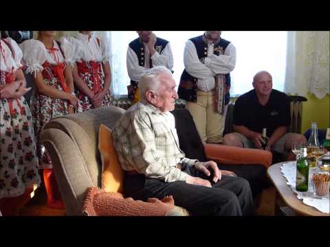 Zakladatel Chodského souboru Mrákov Jan Hofmann oslavil devadesátku