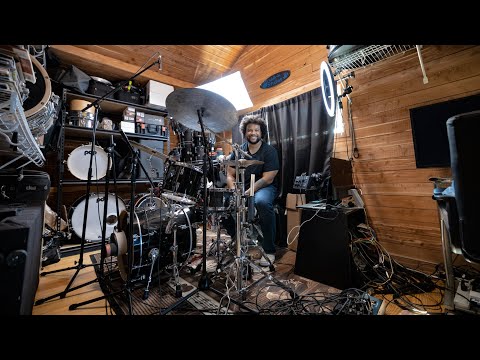 EPIC TINY HOME STUDIO in a CLOSET 2021 | Nashville Drum Coach (studio tour)