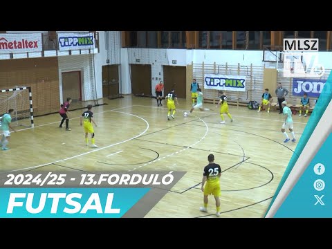 Rubeola FC – Magyar Futsal Akadémia  | 2-3 | Férfi Futsal NB I |13. forduló | MLSZTV