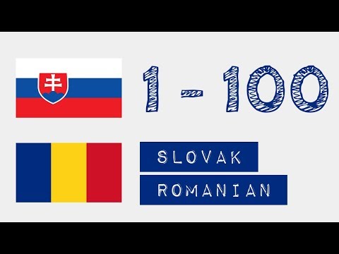 Numere de la 1 la 100 - slovacă - Română