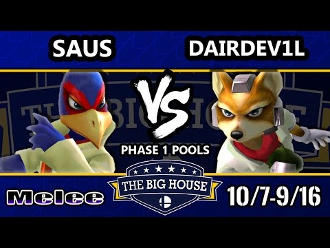 TBH6 SSBM - SAUS (Falco) Vs. DairDev1l (Fox) Smash Melee Pools