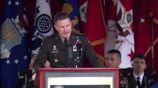 Gen. James McConville, Chief of Staff of the Army address the USAWC class of 2021
