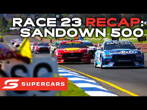 SUPERCARS 2023 Penrite Oil Sandown 500 レースダイジェスト動画