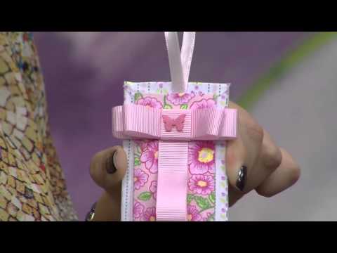 Mulher.com 11/06/2014 - Porta Tiara por Andreia Oliveira - Parte 2