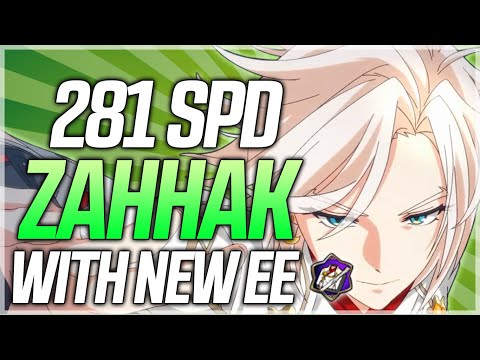 281 SPD ZAHHAK with NEW EE (GUILDWAR BATTLE)!! - Epic Seven