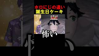 【誕生日ケーキ】ホロにじの違い#shorts 【ホロライブ/#ラプラス・ダークネス/にじさんじ/#剣持刀也】#vtuber #hololive #にじさんじ#切り抜き
