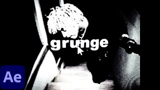 How To Make Crazy GRUNGE/OPIUM Effects in After Effects