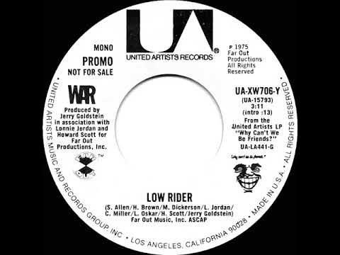 1975 War - Low Rider (mono radio promo 45)