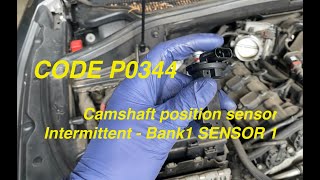 How to fix Code P0344 (Camshaft position sensor Bank 1 Sensor 1 ) on a Dodge Durango 3.6 v6 2015