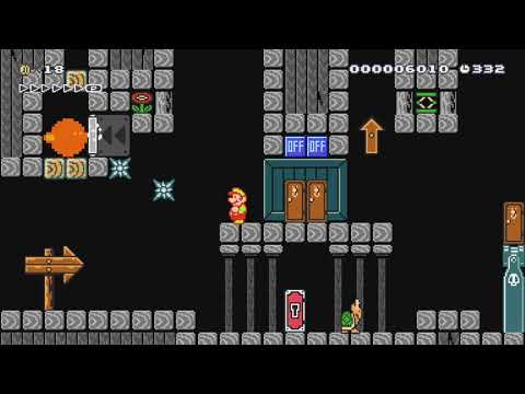 Reuse Rooms.challenging puzzle! by dr_bacon - Super Mario Maker 2 - No Commentary 1bw